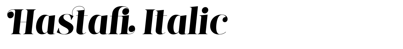 Hastafi Italic